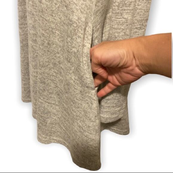 The Vanity Room Long Sleeve Key Hole Swing Dress - Picture 5 of 8